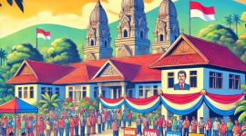 Tensi politik nasional belum juga reda usai hajatan pilpres. Untungnya angin segar berhembus dari balik dinding gedung Mahkamah Konstitusi (MK). Gambar Ilustrasi : AI