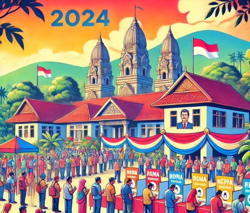 Tensi politik nasional belum juga reda usai hajatan pilpres. Untungnya angin segar berhembus dari balik dinding gedung Mahkamah Konstitusi (MK). Gambar Ilustrasi : AI