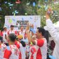 Bawaslu Provinsi Lampung menggelar acara Kick Off Pengawasan Tahapan Penyelenggaraan Pilkada 2024 Soswaitf Fun Run di Lapangan Saburai. Foto : Bawaslu Lampung