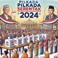 Tensi politik nasional belum juga reda usai hajatan pilpres. Untungnya angin segar berhembus dari balik dinding gedung Mahkamah Konstitusi (MK). Gambar ilustrasi AI