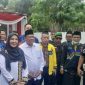 Pasangan Calon Wali Kota dan Wakil Wali Kota Bandar Lampung Eva Dwiana dan Deddy Amarullah resmi mendaftar di KPU Bandar Lampung. Foto : Wildanhanafi/berandalappung.com