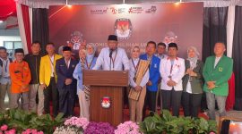 Gubernur dan wakil gubernur Lampung terpilih Rahmat Mirzani Djuasal-Jihan Nurlela. Foto: Wildanhanafi/berandalappung.com