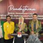 Pasangan calon bupati dan wakil Pringsewu Ririn Kuswantari- Wiriawan Sada Melindra resmi mendaftar di KPU Pringsewu. Foto : Wildanhanafi/berandalappung.com
