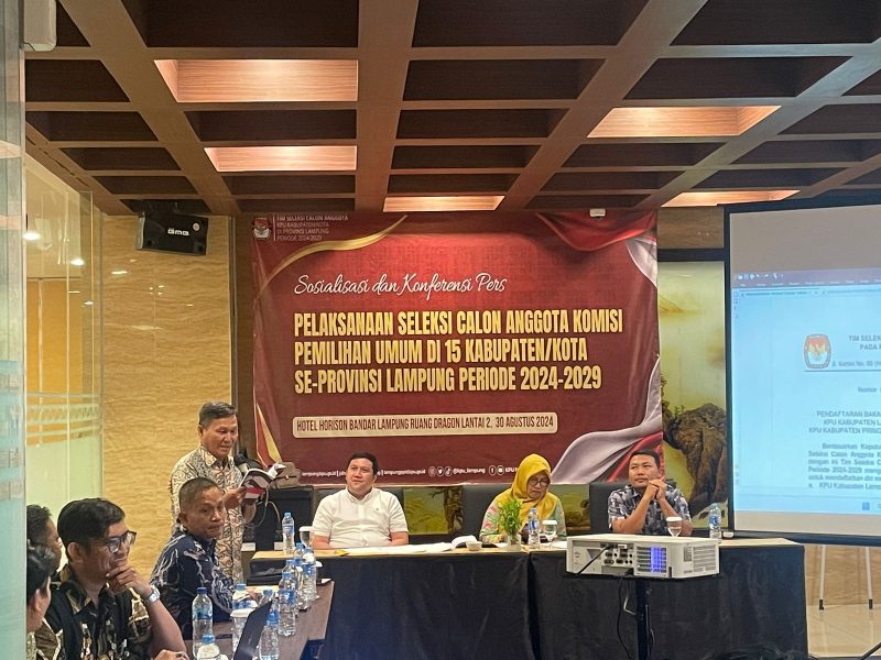 Tim Seleksi (Timsel) telah membuka pendaftaran untuk calon anggota Komisi Pemilihan Umum (KPU) di 15 kabupaten/kota di Provinsi Lampung. Foto : Wildanhanafi/berandalappung.com