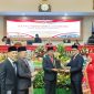Ahmad Giri Akbar Sebagai Ketua DPRD Lampung dan wakil ketua Kostiana. Foto : Wildanhanafi/berandalappung.com