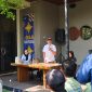 Bakal calon gubernur Lampung dan wakil gubernur Lampung RMD-Jihan bersama para media. Foto : Wildanhanafi/berandalappung.com