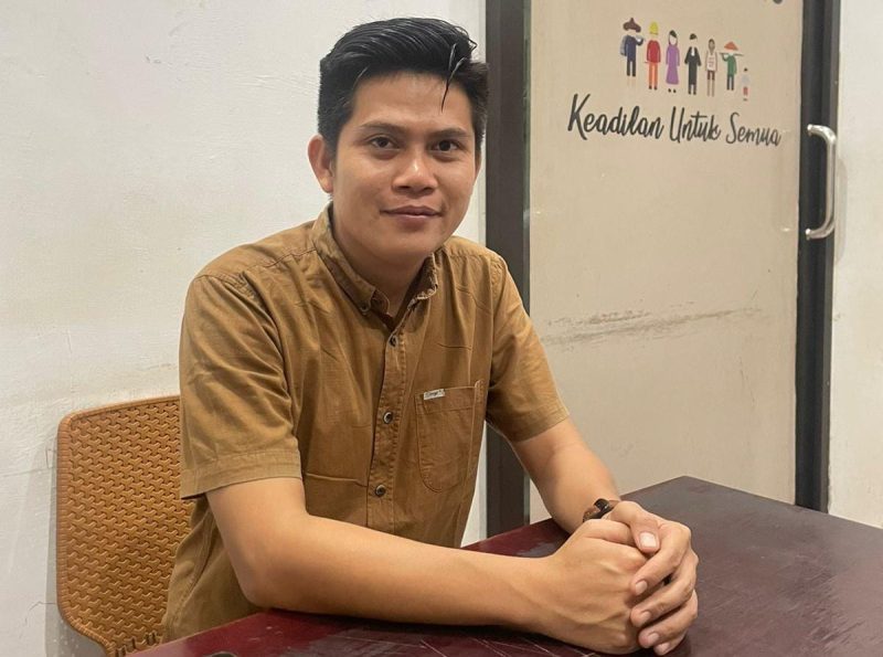 Wakil Direktur Yayasan Lembaga Bantuan Hukum Indonesia (YLBHI) Bandar Lampung Cik Ali. Foto : Ist