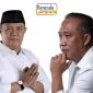 Ketua tim pemenangan RMD-Jihan Bactiar Basri, Ketua tim pemenangan Arinal-Sutono, Umar Ahmad. Foto : Dokumen berandalappung.com