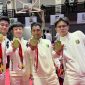 Tenis Meja Lampung sabet medali emas PON XXI, Braydon Susilo (kedua kiri) jadi atlet termuda meraih emas di usia 16 tahun