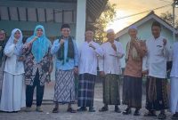 Mantan bupati Pringsewu dua periode Sujadi Saddat dukung Riyanto-Umi di Pilbup Pringsewu 2024. Foto : Ist