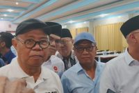 Ketua Tim Pemenangan Rahmat Mirzani Djausal dan Jihan Nurlela, Bachtiar Basri. Foto : Wildanhanafi/berandalappung.com