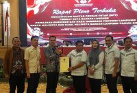 KPU Kota Bandar Lampung mengadakan Rapat Pleno Terbuka Daftar Pemilih Tetap. 
