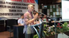 Ketua Bawaslu Lampung Tengah Yuli Efendi. Foto : Wildanhanafi/berandalappung.com
