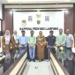 Bappeda Provinsi Lampung, Elvira Umihanni menerima audensi Asosiasi Media Siber Indonesia (AMSI) Provinsi Lampung,