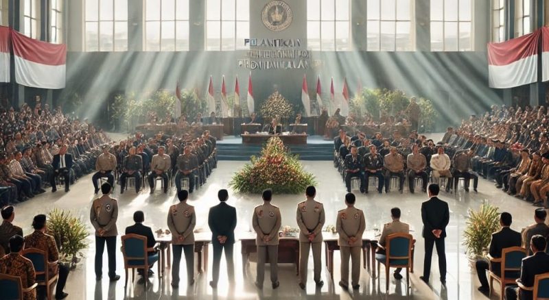 Ada Nama Bayana dan Thomas Amirico Yang Akan Dirotasi Jabatan Eselon II Oleh Pj. Gubernur Lampung Samsudin. Ilustrasi AI