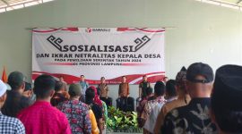 Kepala Desa Tidak Netral di Pilkada 2024, Sanksi Tegas Menanti. Foto : Wildanhanafi/berandalappung.com