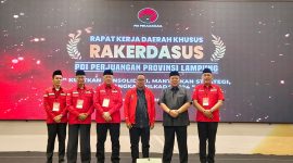 DPD PDI Perjuangan Lampung gelar Rakerdasus untuk pemenangan Pilkada 2024. Foto : Wildanhanafi/berandalampung.com