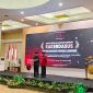 Arinal Djunaidi dan Sutono dalam sambutan singkat di acara Rakerdasus PDI P Perjuangan Lampung. Foto : Wildanhanafi/bedandalappung.com