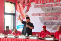 Calon gubernur Lampung Arinal Djunaidi hadiri Rakerdasus DPC Lampung Timur. Foto : Ist