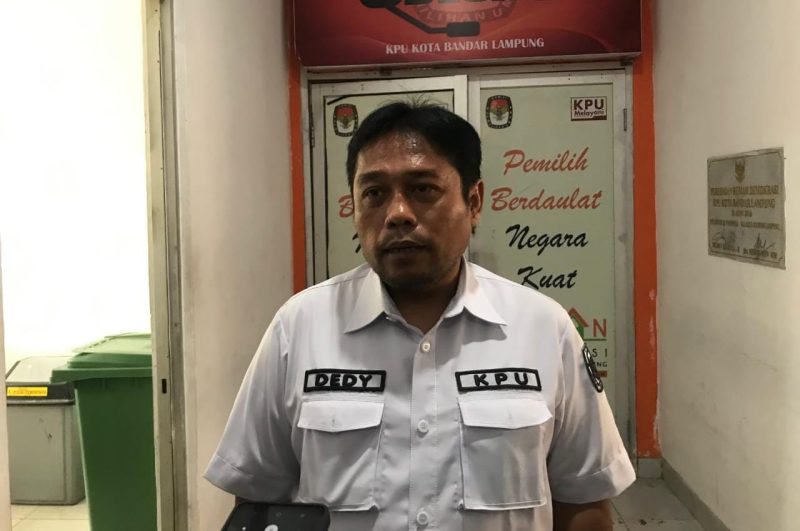 Ketua KPU Bandar Lampung, Dedy Triadi. Foto : Wildanhanafi/berandalappung.com
