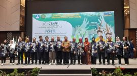 FP Unila menunjukkan komitmennya dalam pengembangan pertanian berkelanjutan dengan berpartisipasi aktif dalam 4th International Conference on Tropical Agrifood, Feed, and Fuel (ICTAFF).