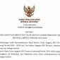 Tangkap layar uji kelayakan dan kepatutan calon anggota KPU Lampung periode 2024-2029 oleh KPU RI
