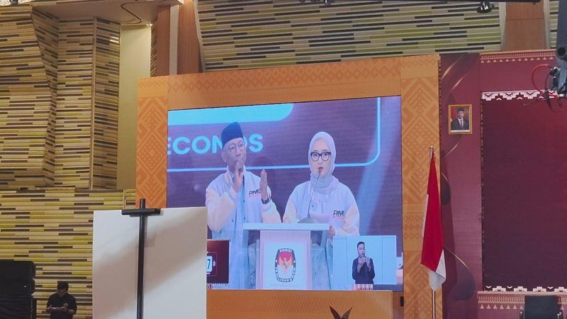 calon wakil gubernur Lampung Jihan Nurlela mengajak masyarakat Lampung, khususnya generasi milenial dan gen Z, untuk bersama-sama mewujudkan Lampung sebagai tujuan utama yang layak diperhitungkan. Foto: Wildanhanafi/berandalappung.com