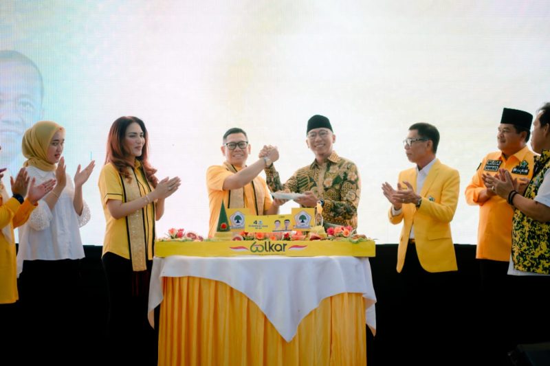 Golkar Lampung gelar Konsolidasi pemenangan Mirza-Jihan di Pilgub Lampung. 