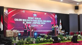 KPU Bandar Lampung gelar debat perdana calon walikota dan wakil walikota Bandar Lampung. Foto: Wildanhanafi/berandalappung.com