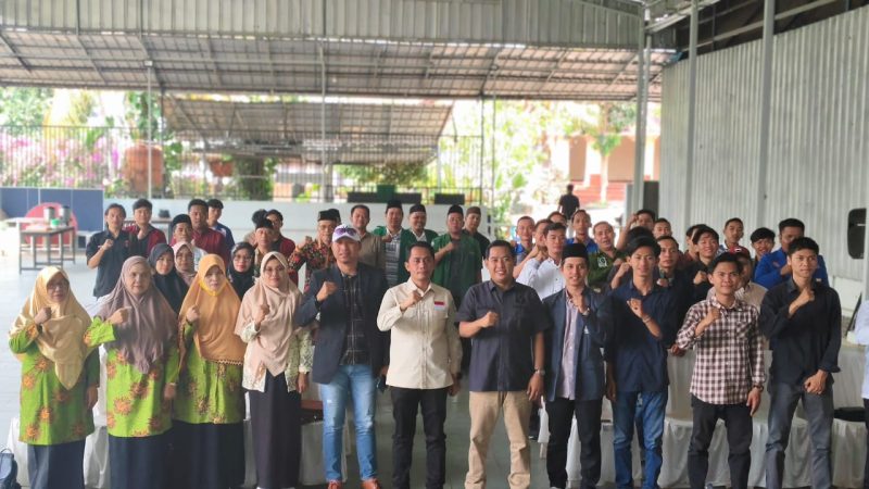 Bawaslu Pesawaran menyelenggarakan sosialisasi pengawasan partisipatif dalam rangka pemilihan kepala daerah (pilkada) serentak 2024. Foto: Wildanhanafi/berandalappung.com