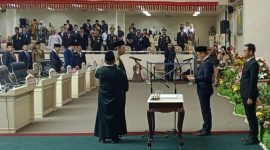 Mustika Bahrum resmi dilantik sebagai anggota DPRD Provinsi Lampung periode 2024-2029 menggantikan Ririn Kuswantari. 