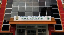 Kantor Dinas Kesehatan Kota Bandar Lampung. Foto: Ist