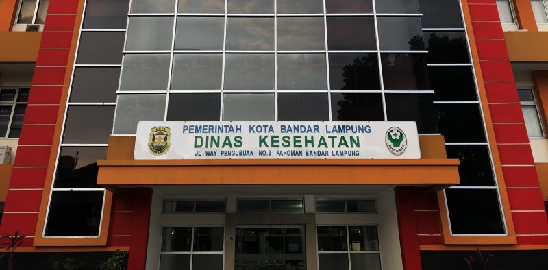 Kantor Dinas Kesehatan Kota Bandar Lampung. Foto: Ist