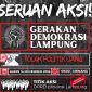 Gerakan Demokrasi Lampung Tolak Politik Uang. 