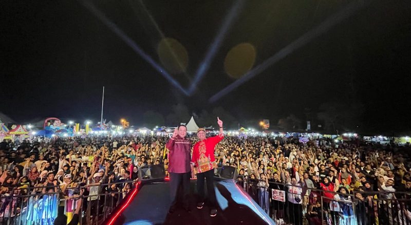 Ardjuno menggebrak Kecamatan Sekampung, dengan menggelar konser pesta rakyat di Lapangan Merdeka Desa Sumber Gede Kecamatan Sekampung Lamtim.