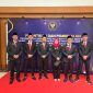 TPD asal Lampung yakni dari Bawaslu Lampung, terdapat Tamri dan Ahmad Qohar, sementara dari KPU Lampung hadir Ahmad Zamroni dan Angga Lazuardy. Foto: Ist