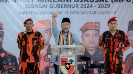 Rahmat Mirzani Djausal, Wakil Ketua MPO Pemuda Pancasila Provinsi Lampung. 