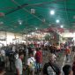 Lapangan Mapolresta Bandar Lampung dipenuhi antusiasme para pecinta burung atau kicau mania. 