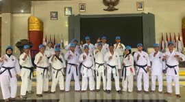 Keluarga sabuk hitam inkado Lampung Utara beserta kepengurusannya yang menyatakan mendukung penuh Mirza-Jihan. 