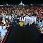 Gus Miftah mengajak masyarakat menjaga nilai keadilan dan kerukunan. Bersama Pakdhe Baz. 
