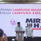 Gubernur dan wakil Gubernur Lampung Terpilih Mirza-Jihan. 