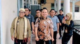 Pj. Gubernur Samsudin menekankan pentingnya kolaborasi antara KPU, Bawaslu, dan Pemerintah Provinsi Lampung. 