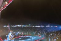 Antusiasme Ribuanbmasyarakat Way Kanan terlihat jelas dalam Pesta Rakyat Ardjuno. 