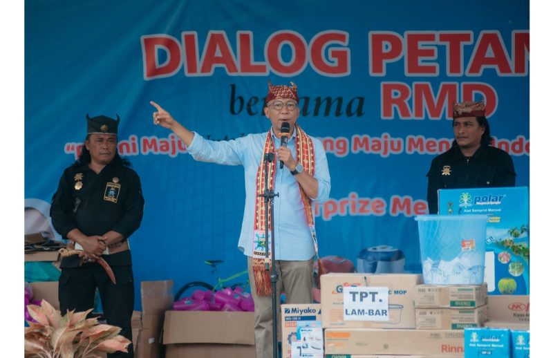 Calon Gubernur Lampung, Rahmat Mirzani Djausal. 