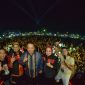Andika Mahesa alias Babang Tamvan, dan Kiki The Potters, memeriahkan konser rakyat pasangan calon Gubernur Lampung nomor urut 1, Arinal Djunaidi-Sutono (Ardjuno). 