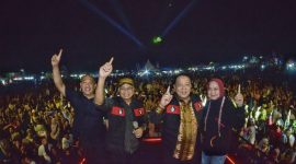 Calon Gubernur Lampung nomor urut 1, Arinal Djunaidi - Sutono atau yang dikenal dengan sebutan Ardjuno. 