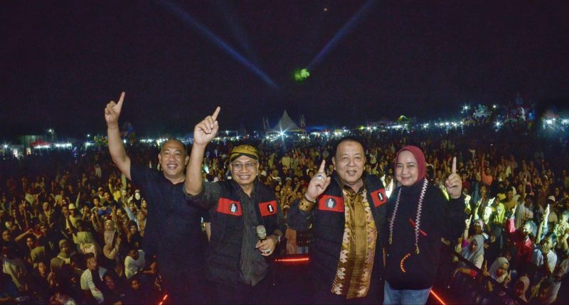Calon Gubernur Lampung nomor urut 1, Arinal Djunaidi - Sutono atau yang dikenal dengan sebutan Ardjuno. 