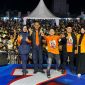 calon Bupati Pringsewu Adi Erlansyah dan Hisbullah gelar Konser bersama Andika Kangen Band. 