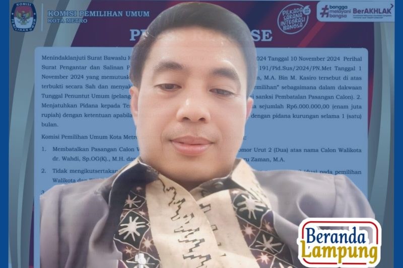 Dr. As'ad Muzzammil, mantan Wakil Ketua Komisi Informasi Provinsi Lampung periode 2015-2020. Ilustrasi: Wildanhanafi/berandalappung.com