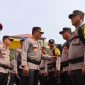 Kombes Pol Abdul Waras, S.I.K. Apel pergeseran pasukan pengamanan tahap pemungutan suara. Foto: Ist